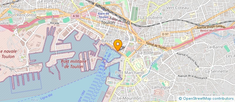 localisation de l'entreprise ARYA à TOULON