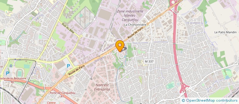 localisation de l'entreprise ARYA  NANTES