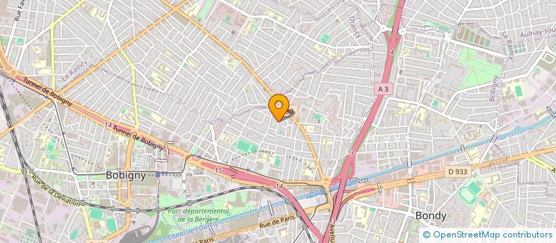 localisation de l'entreprise ARYA  BOBIGNY