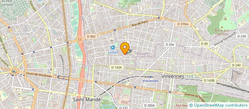 localisation de l'entreprise ARYA SECU à MONTREUIL