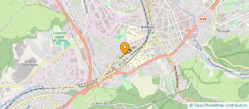 localisation de l'entreprise ARYABATHA  SAINT-ETIENNE