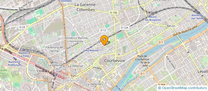 localisation de l'entreprise ARYAGILITY à COURBEVOIE