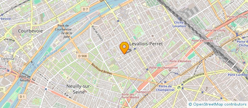 localisation de l'entreprise ARYALEX à LEVALLOIS-PERRET
