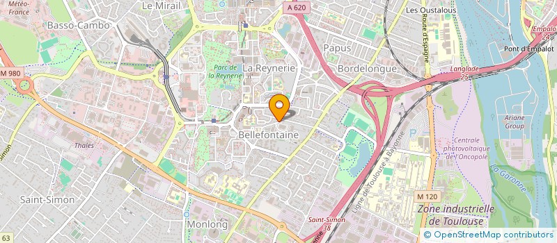 localisation de l'entreprise ARYAN à TOULOUSE