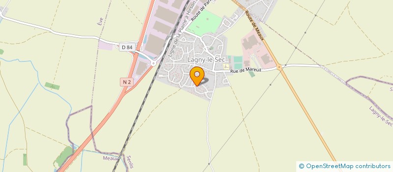 localisation de l'entreprise ARYAN  LAGNY-LE-SEC