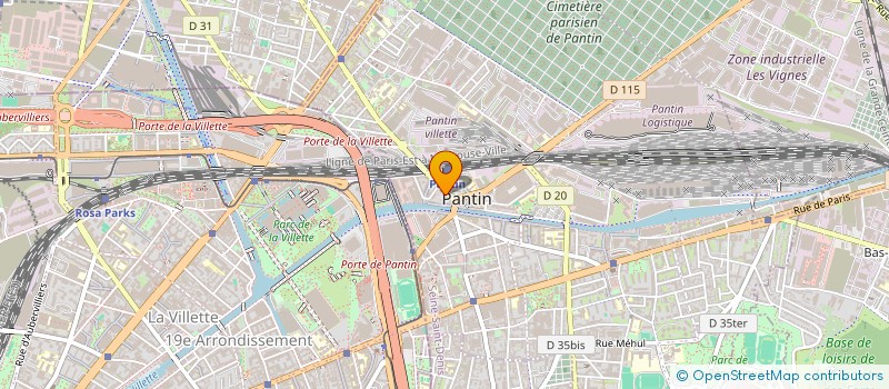 localisation de l'entreprise ARYAN KALA à PANTIN