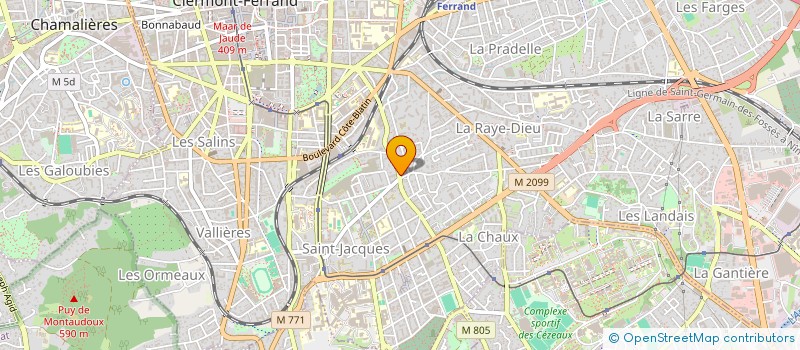 localisation de l'entreprise ARYANA RESTAURANT  CLERMONT-FERRAND