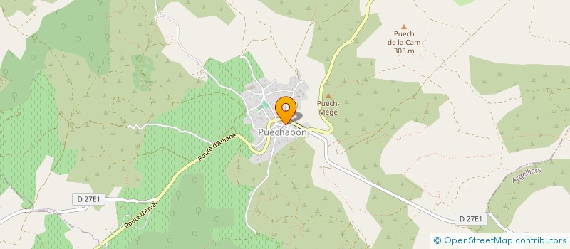 localisation de l'entreprise ARYANE  ANIANE