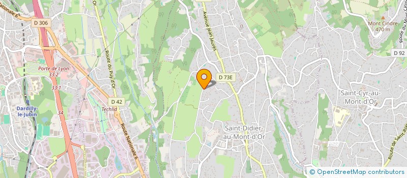 localisation de l'entreprise ARYANN  SAINT-DIDIER-AU-MONT-D'OR