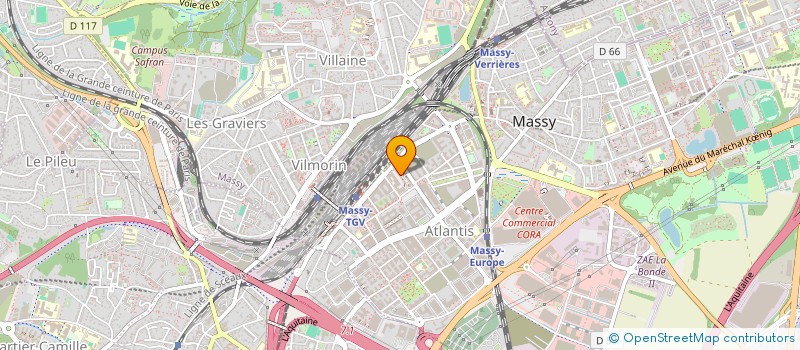 localisation de l'entreprise ARYASON CONSULTING à PALAISEAU