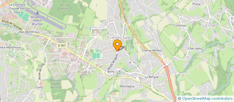 localisation de l'entreprise ARYCOM  CRANVES-SALES