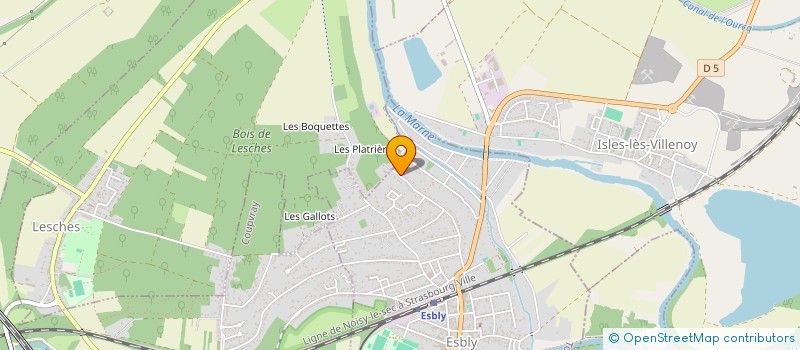 localisation de l'entreprise ARYDEN à ESBLY
