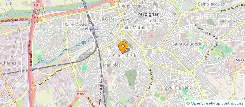 localisation de l'entreprise ARYE à PERPIGNAN
