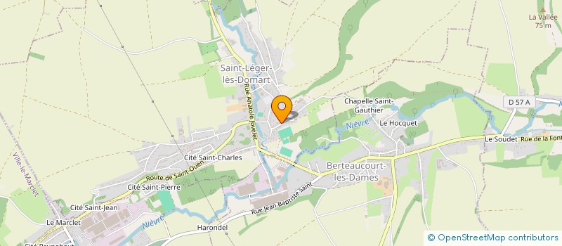 localisation de l'entreprise ARYK  SAINT-LEGER-LES-DOMART