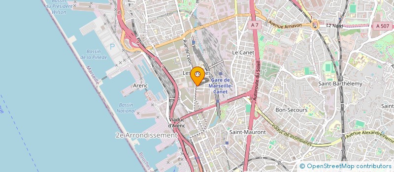 localisation de l'entreprise ARYLES à MARSEILLE