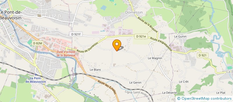 localisation de l'entreprise ARYOLAUC à DOMESSIN