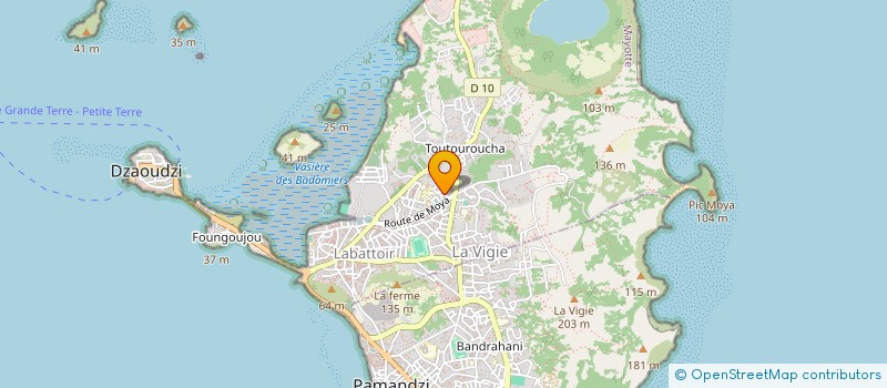 localisation de l'entreprise ARYS CONSULTING à PAMANDZI
