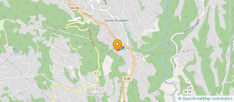 localisation de l'entreprise ARYS RIVIERA à VENCE