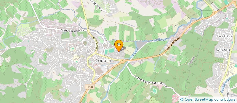 localisation de l'entreprise ARYSEP LOC  COGOLIN