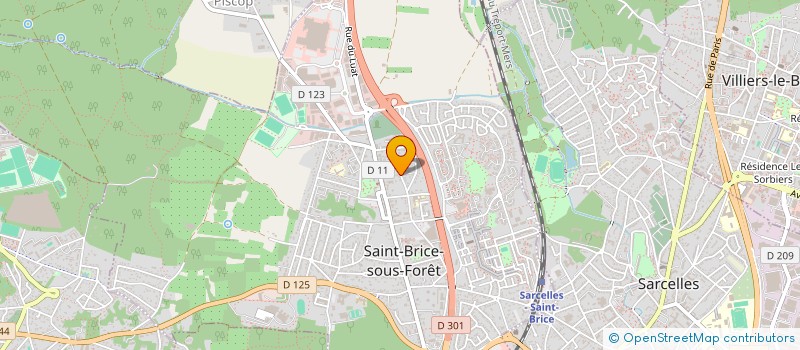 localisation de l'entreprise ARYVAN  SAINT-BRICE-SOUS-FORET