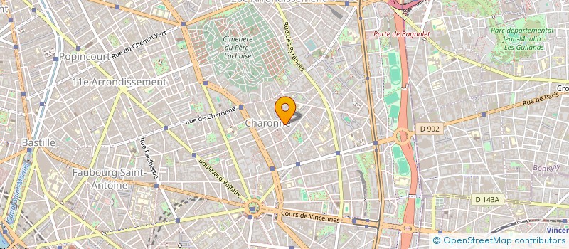 localisation de l'entreprise ARYVART  PARIS