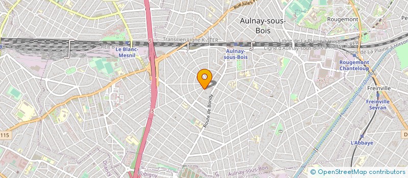 localisation de l'entreprise ARYX à AULNAY-SOUS-BOIS