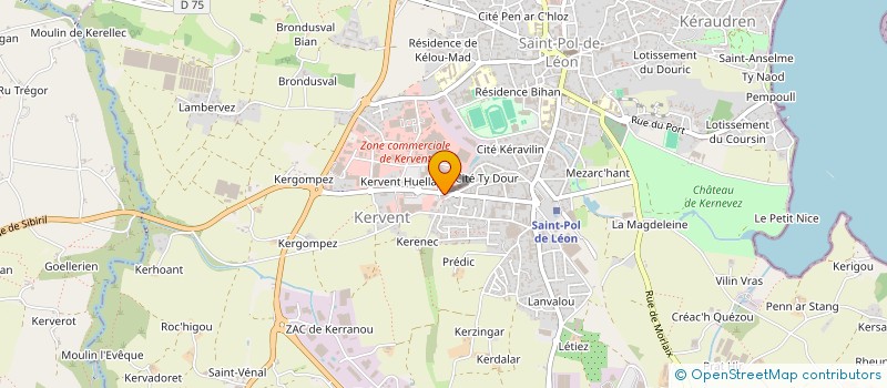 localisation de l'entreprise ARZ AN TI à SAINT-POL-DE-LEON
