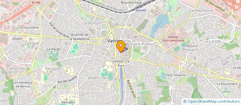 localisation de l'entreprise ARZ DAO à VANNES