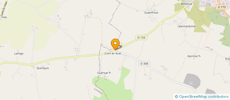 localisation de l'entreprise ARZ ELAGAGE  GRAND-CHAMP