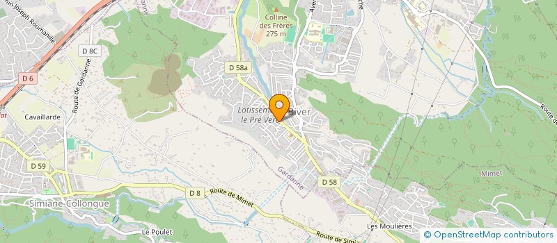 localisation de l'entreprise ARZ EVENTS à GARDANNE