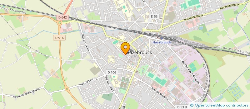 localisation de l'entreprise ARZ LL  HAZEBROUCK