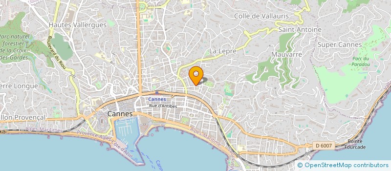 localisation de l'entreprise ARZ NUTRITION à CANNES