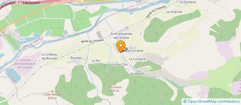 localisation de l'entreprise ARZ3TH à CURBANS