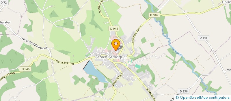 localisation de l'entreprise ARZACQ MAREE  ARZACQ-ARRAZIGUET