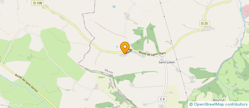 localisation de l'entreprise ARZAGUE à GAILLAC-TOULZA