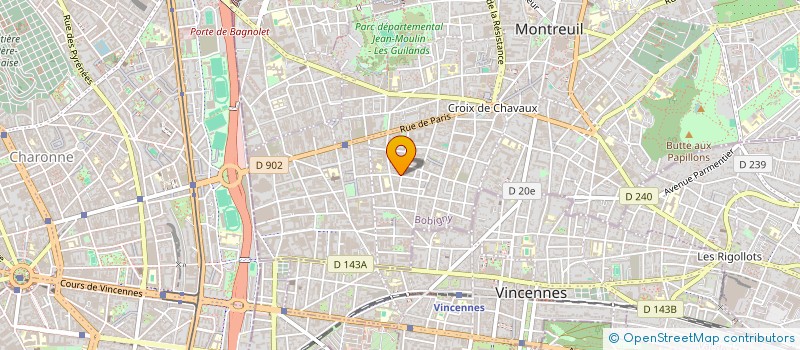 localisation de l'entreprise ARZAMAS à MONTREUIL