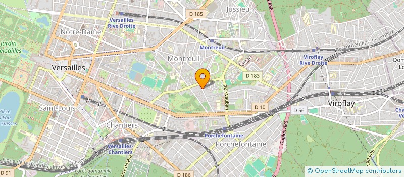 localisation de l'entreprise ARZELLA à VERSAILLES