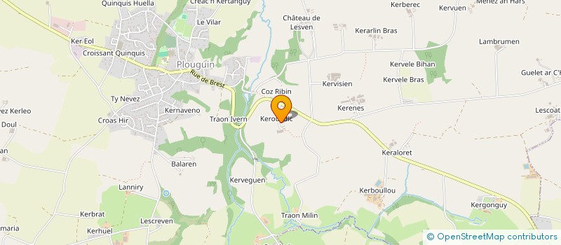 localisation de l'entreprise ARZELWEISS  PLOUGUIN