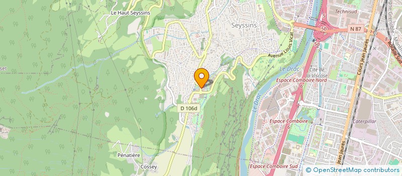 localisation de l'entreprise ARZEW ENTRETIEN à SEYSSINS