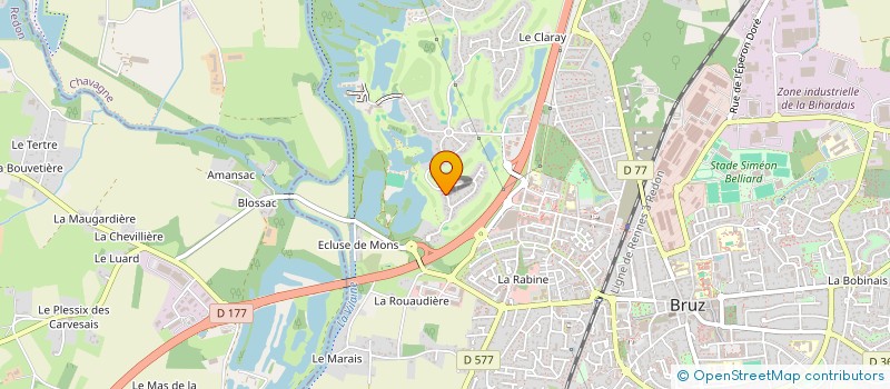 localisation de l'entreprise ARZH  BRUZ