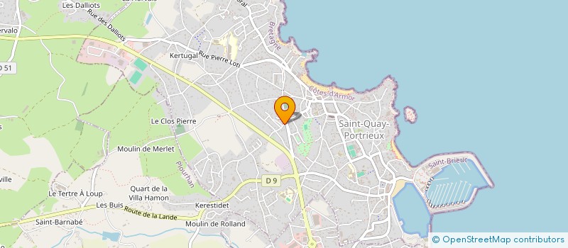 localisation de l'entreprise ARZHELA  SAINT-QUAY-PORTRIEUX