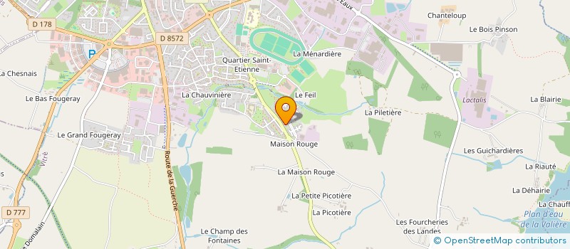 localisation de l'entreprise ARZHIG  VITRE