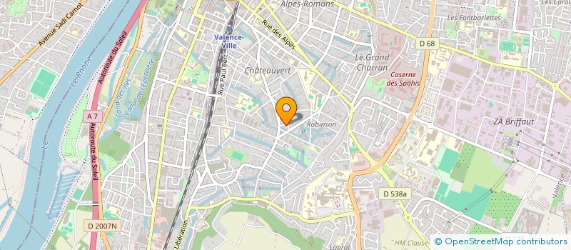 localisation de l'entreprise ARZIMARE  VALENCE