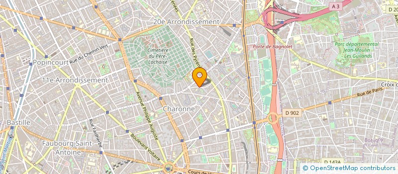 localisation de l'entreprise ARZOIME  PARIS