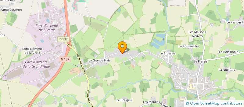 localisation de l'entreprise ARZUL IMMO  GRANDCHAMP-DES-FONTAINES