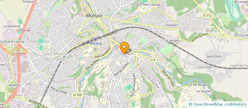 localisation de l'entreprise ARZUR à MORLAIX