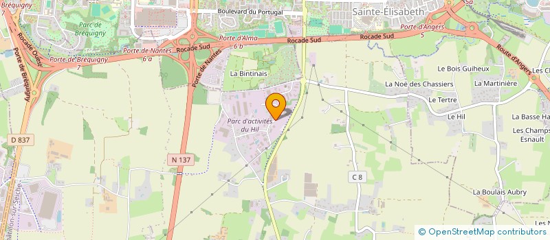 localisation de l'entreprise AS 180  LAILLE