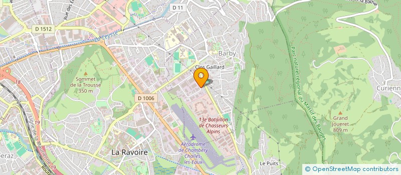 localisation de l'entreprise AS 2  CHAMBERY