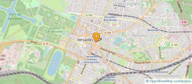 localisation de l'entreprise AS 2 IY à VERSAILLES