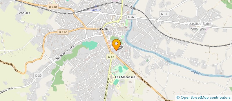 localisation de l'entreprise AS 2 TREFLE  LAVAUR